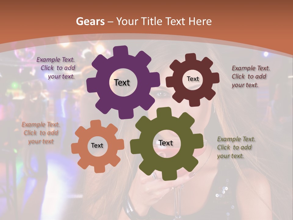 Nightclub Women PowerPoint Template