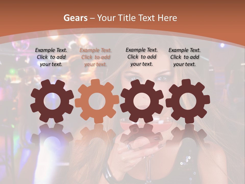 Nightclub Women PowerPoint Template