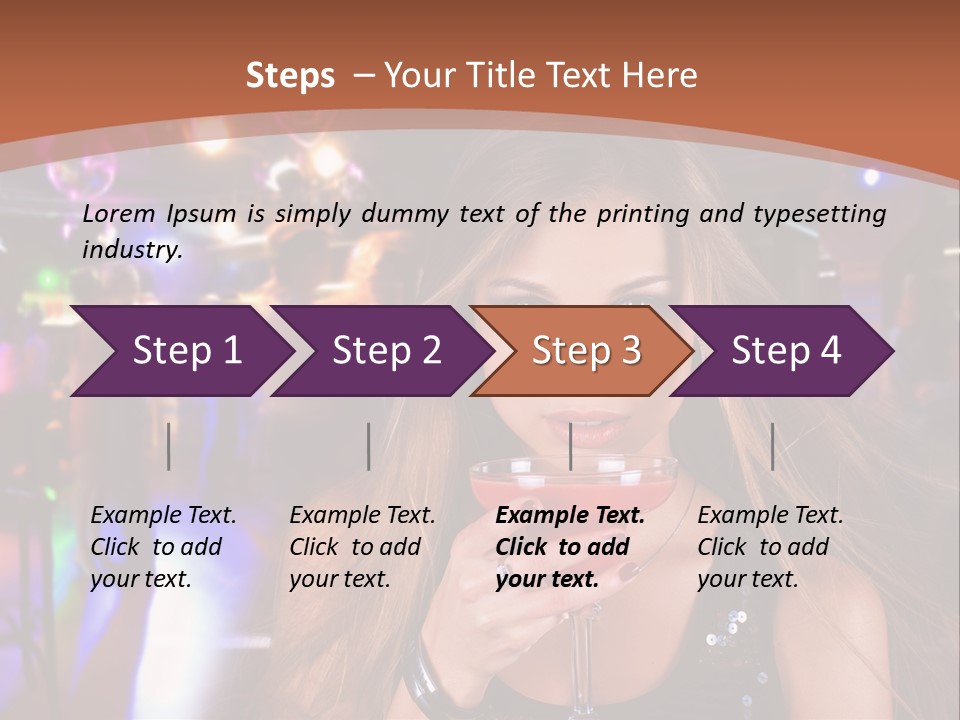 Nightclub Women PowerPoint Template