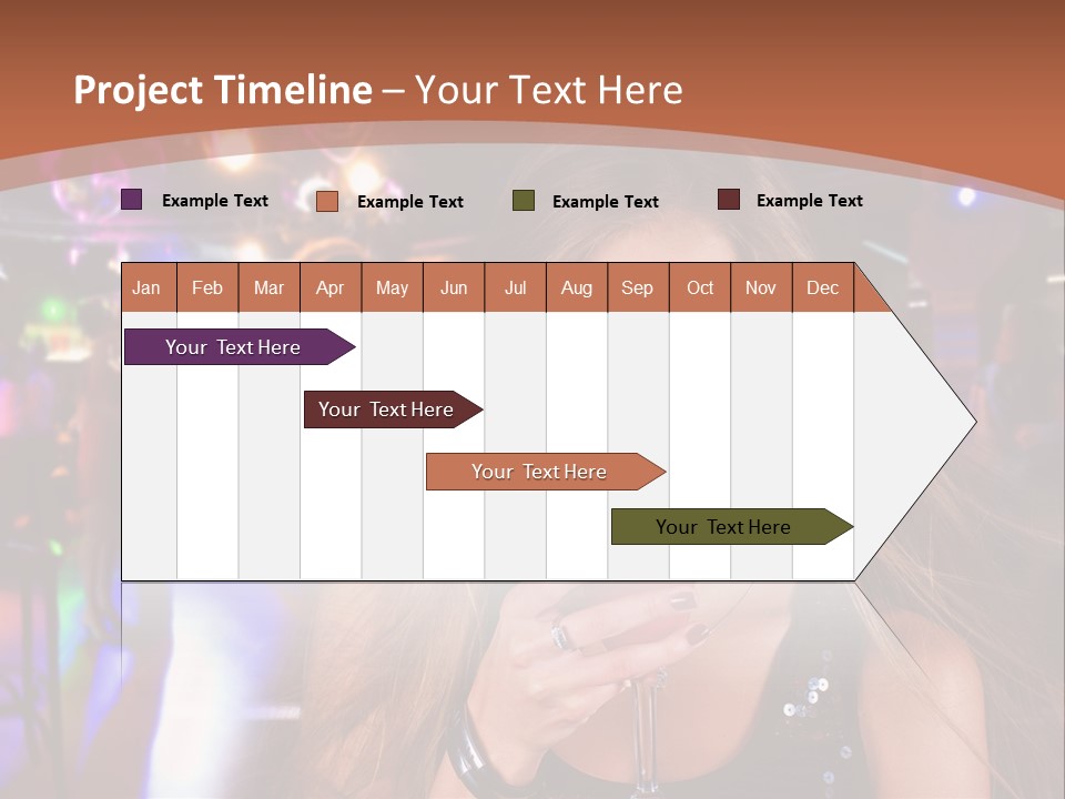 Nightclub Women PowerPoint Template