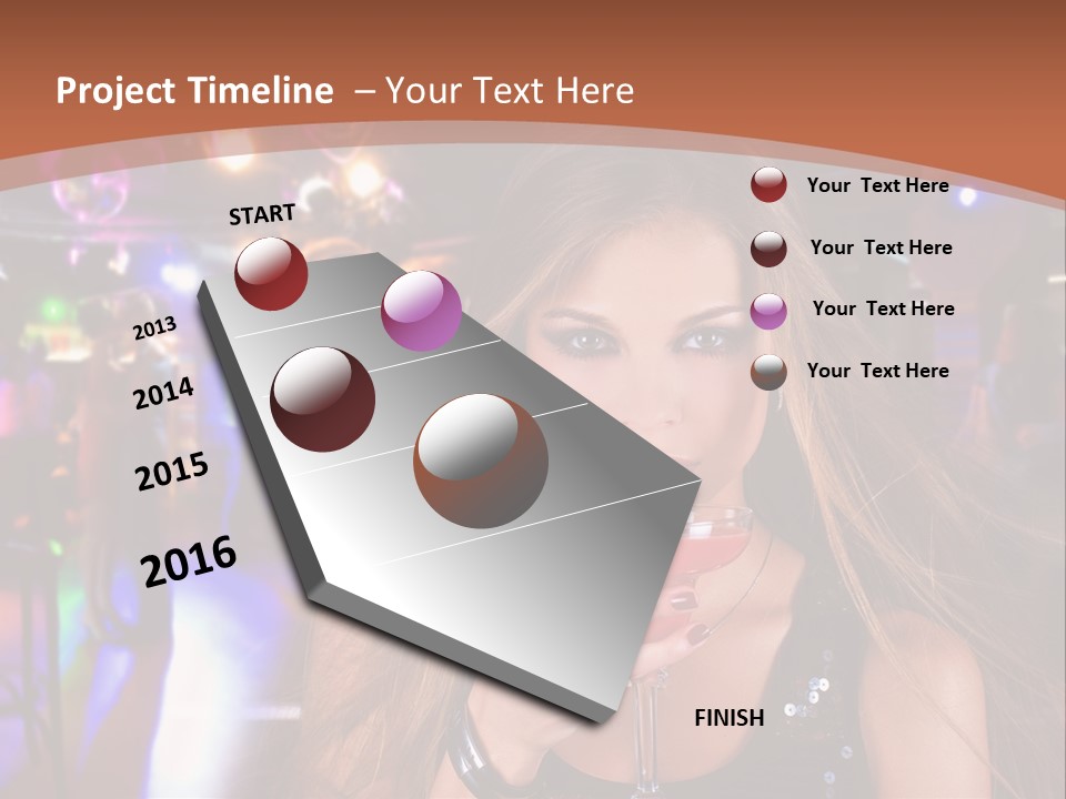 Nightclub Women PowerPoint Template