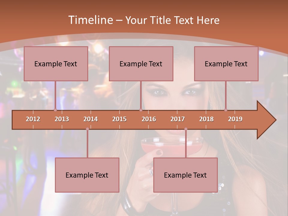 Nightclub Women PowerPoint Template