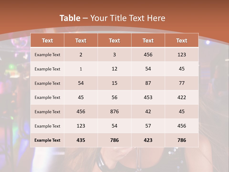 Nightclub Women PowerPoint Template