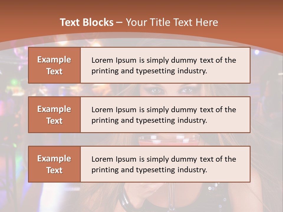 Nightclub Women PowerPoint Template