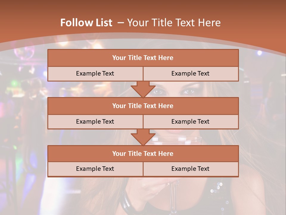 Nightclub Women PowerPoint Template