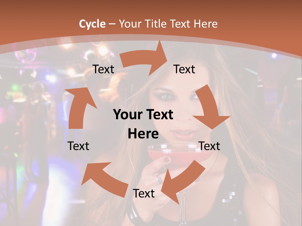 Nightclub Women PowerPoint Template