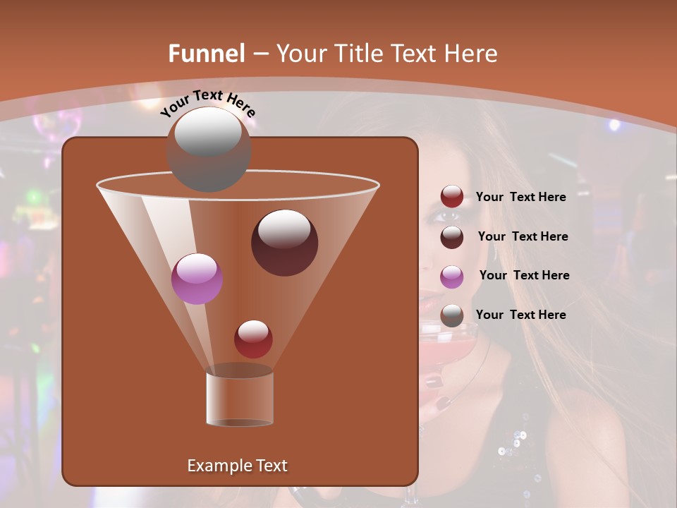 Nightclub Women PowerPoint Template