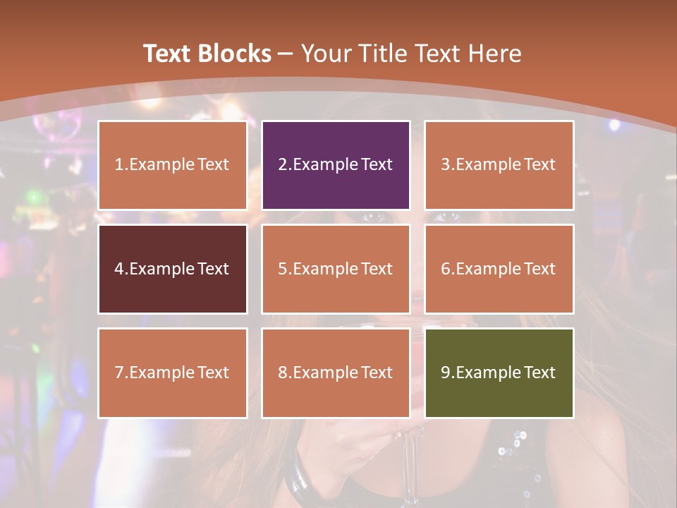 Nightclub Women PowerPoint Template