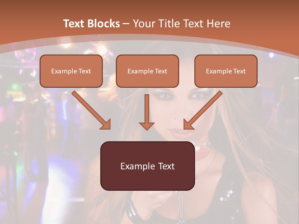 Nightclub Women PowerPoint Template