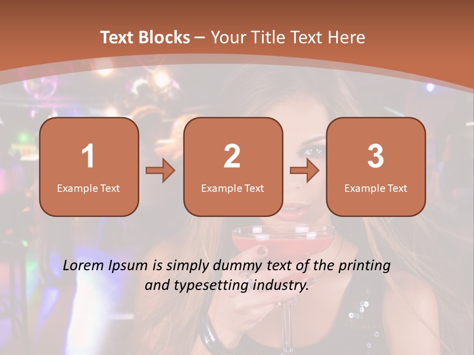 Nightclub Women PowerPoint Template