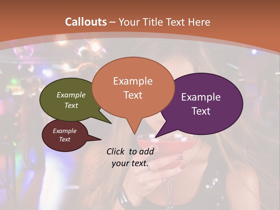 Nightclub Women PowerPoint Template