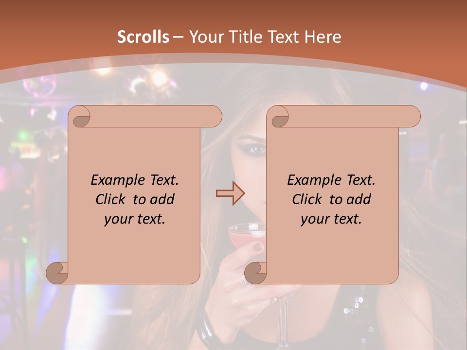 Nightclub Women PowerPoint Template