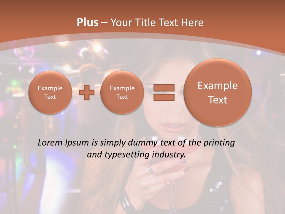 Nightclub Women PowerPoint Template