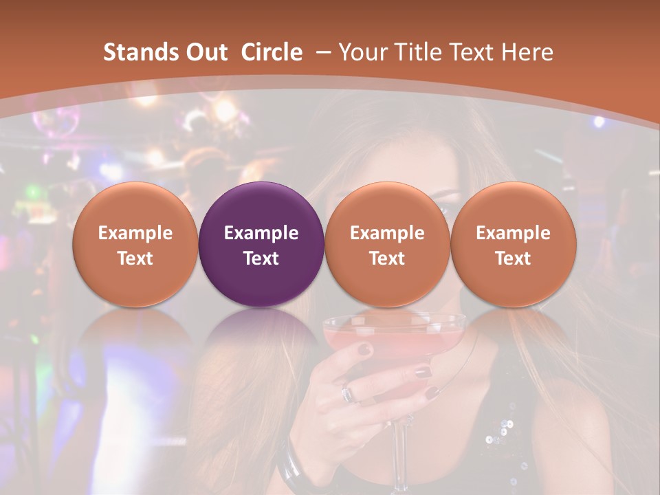 Nightclub Women PowerPoint Template