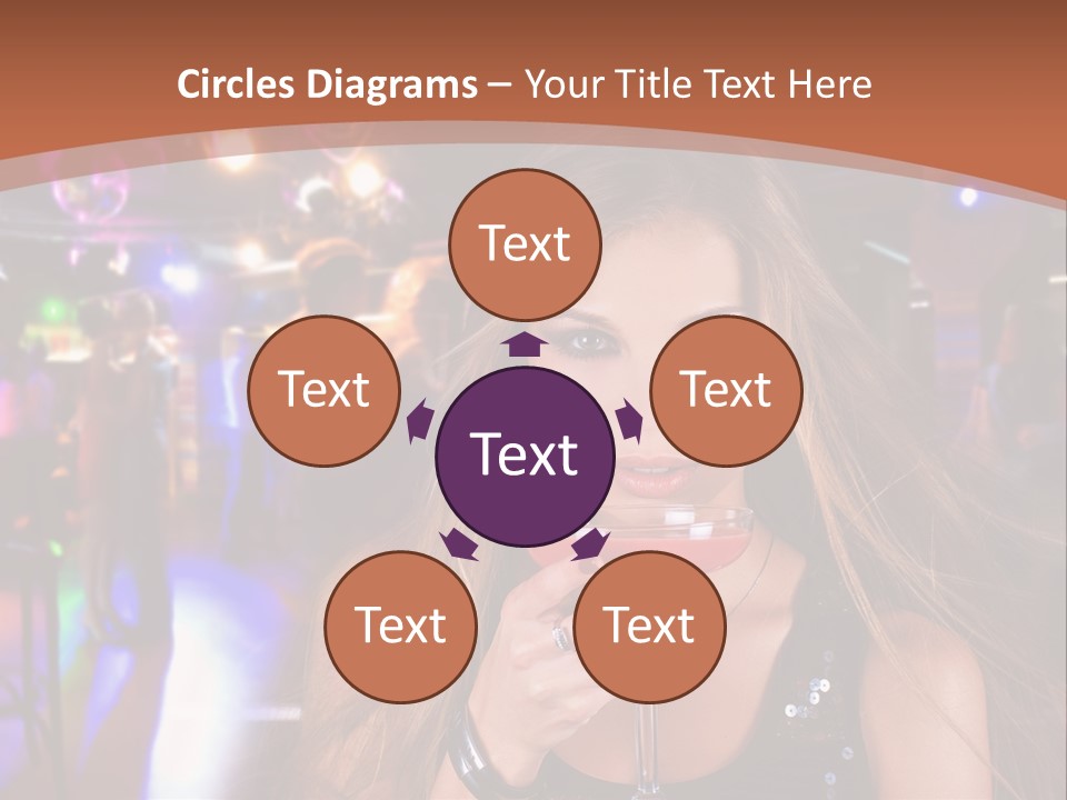 Nightclub Women PowerPoint Template