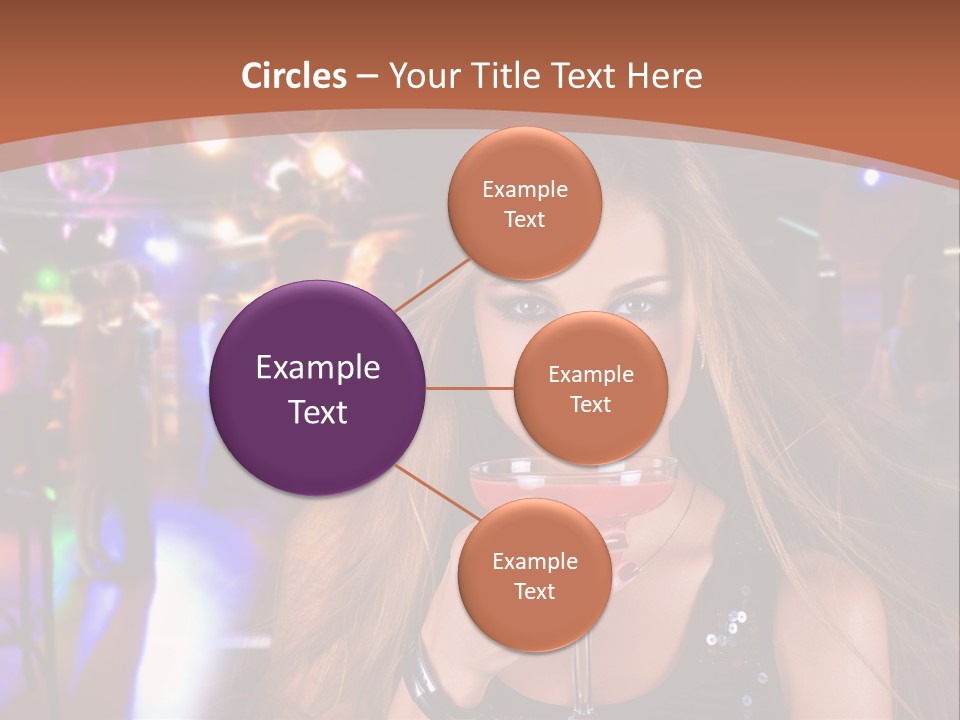 Nightclub Women PowerPoint Template