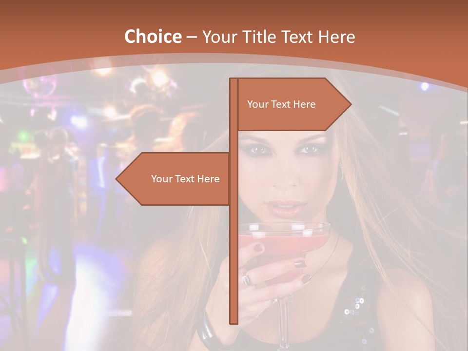 Nightclub Women PowerPoint Template