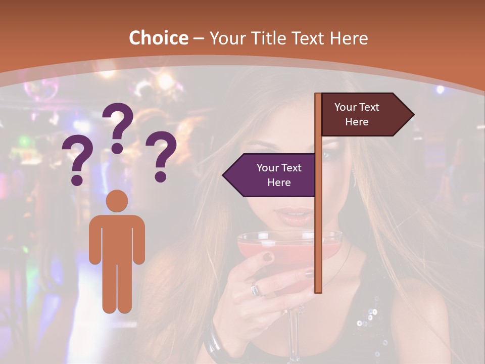 Nightclub Women PowerPoint Template