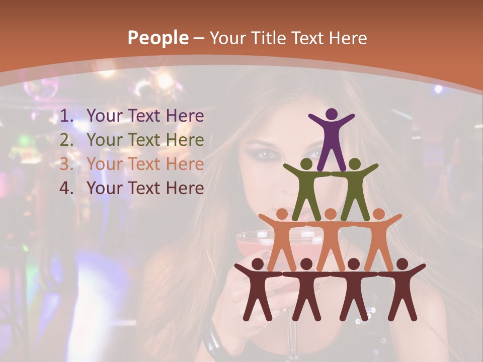 Nightclub Women PowerPoint Template