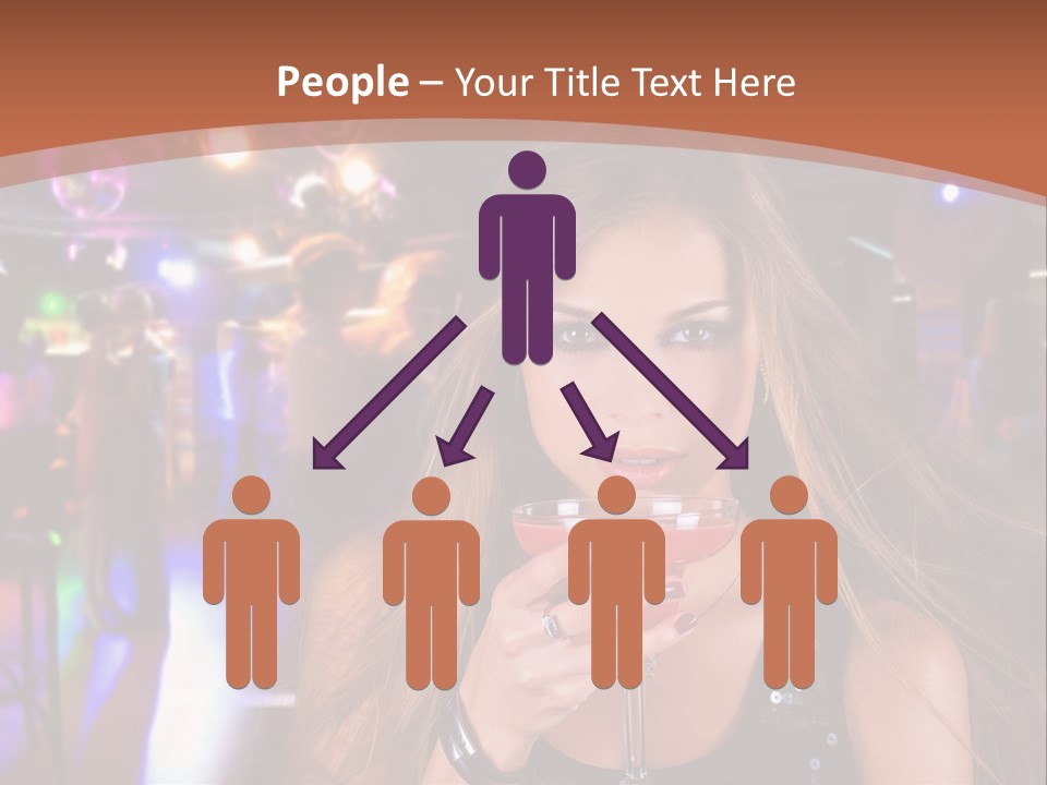 Nightclub Women PowerPoint Template