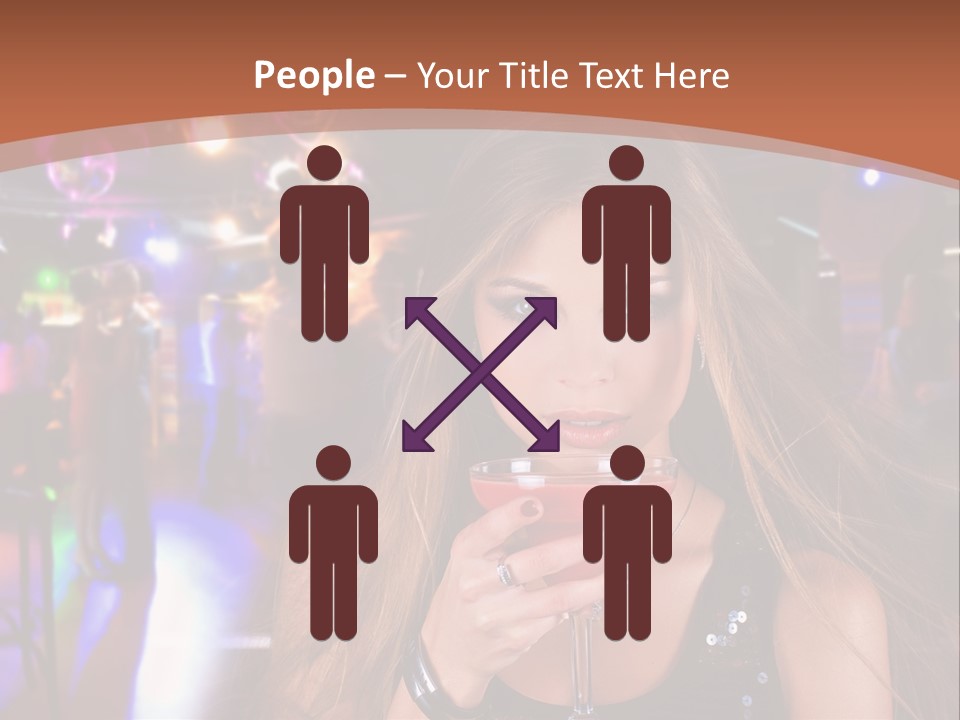 Nightclub Women PowerPoint Template