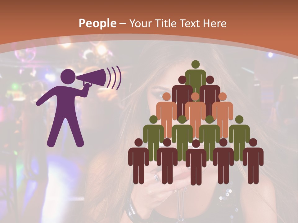 Nightclub Women PowerPoint Template