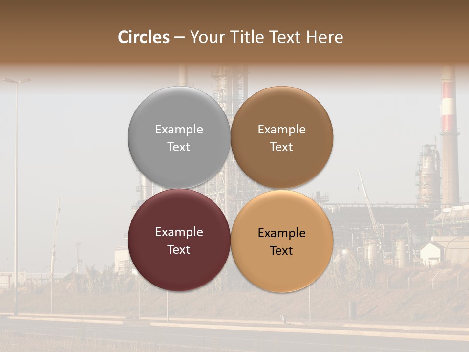 Poison Machinery Power PowerPoint Template