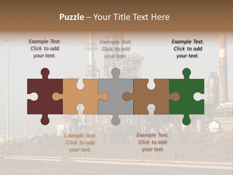 Poison Machinery Power PowerPoint Template