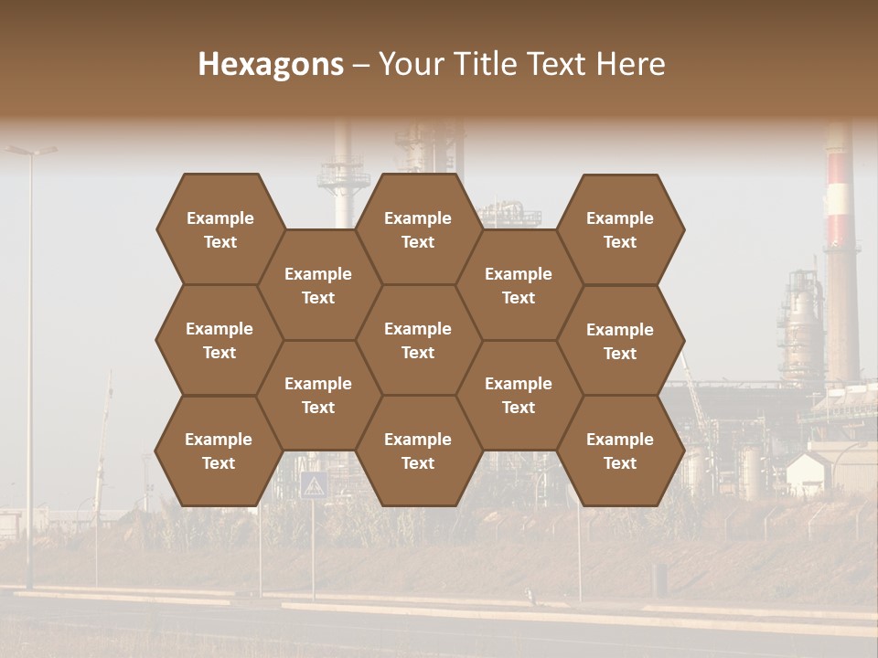 Poison Machinery Power PowerPoint Template