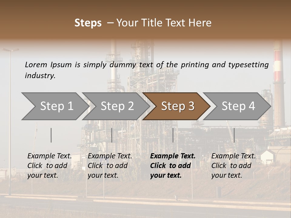 Poison Machinery Power PowerPoint Template