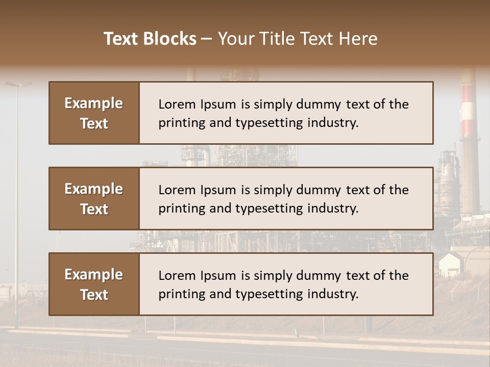 Poison Machinery Power PowerPoint Template