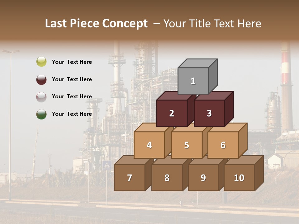 Poison Machinery Power PowerPoint Template