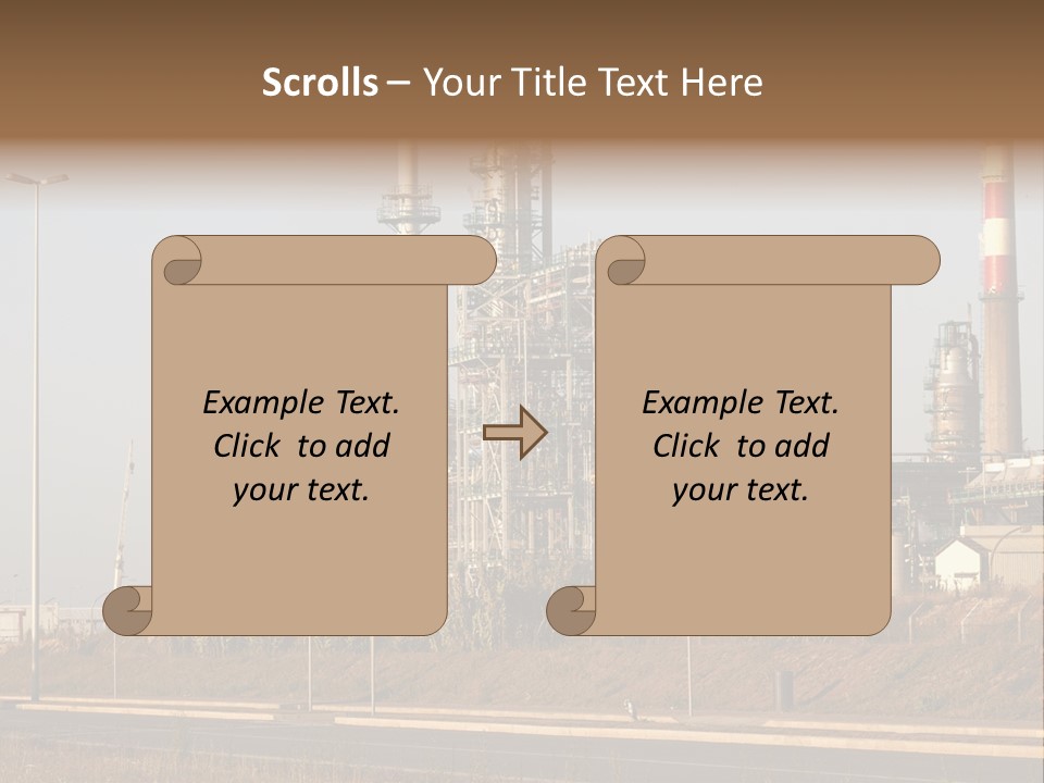 Poison Machinery Power PowerPoint Template