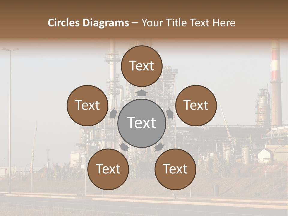 Poison Machinery Power PowerPoint Template