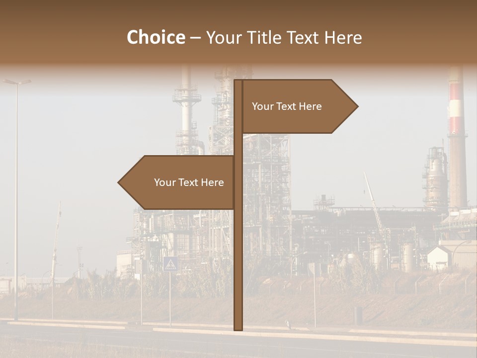 Poison Machinery Power PowerPoint Template