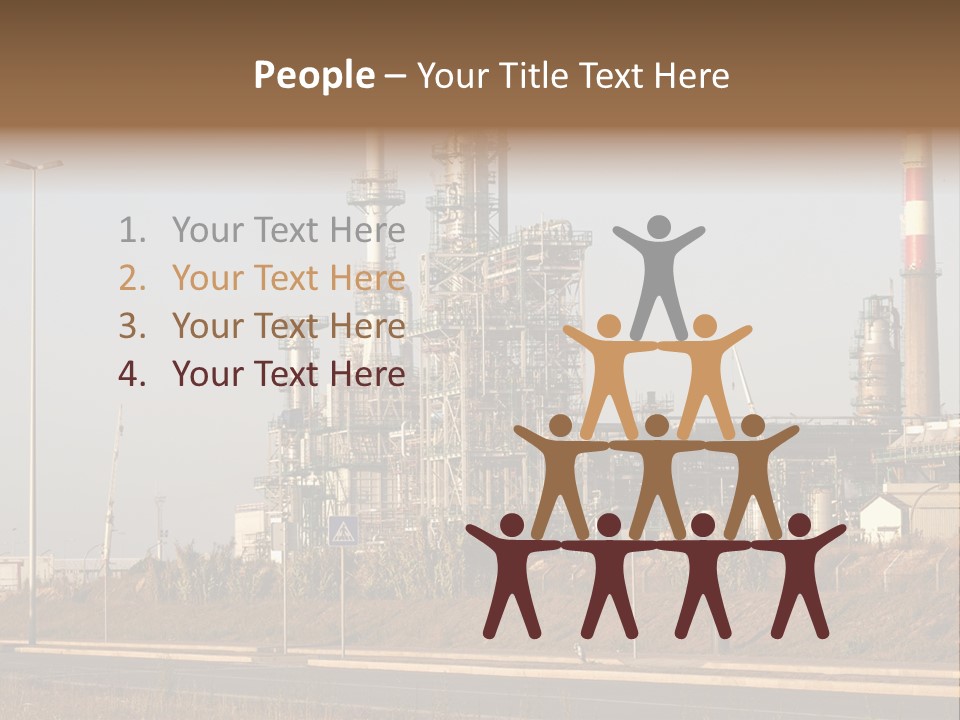 Poison Machinery Power PowerPoint Template