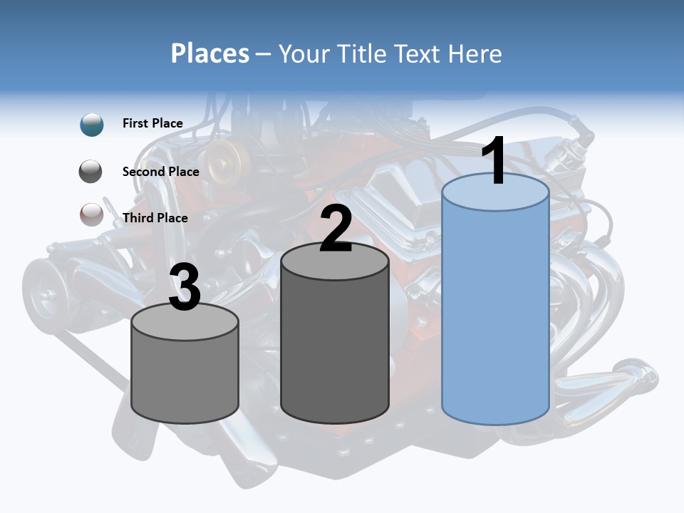 V8 Engine PowerPoint Template