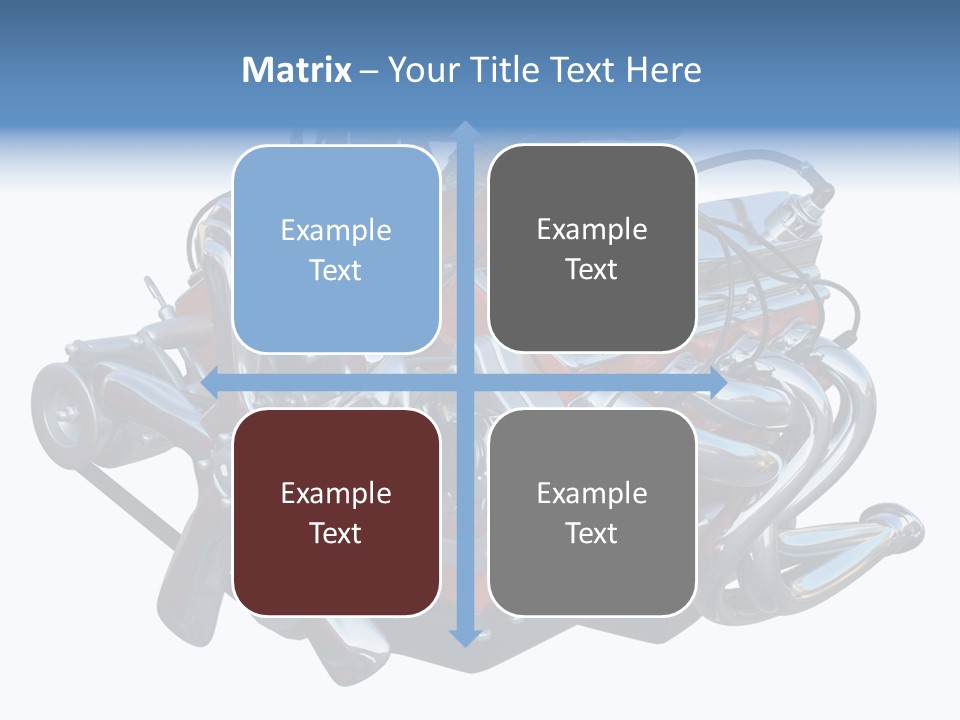 V8 Engine PowerPoint Template
