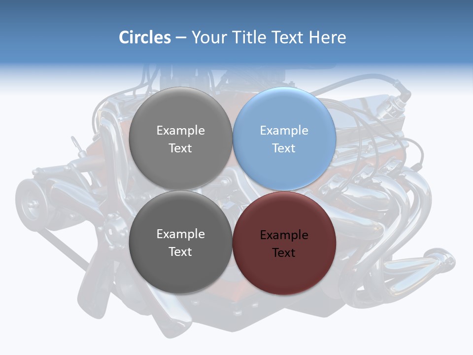 V8 Engine PowerPoint Template