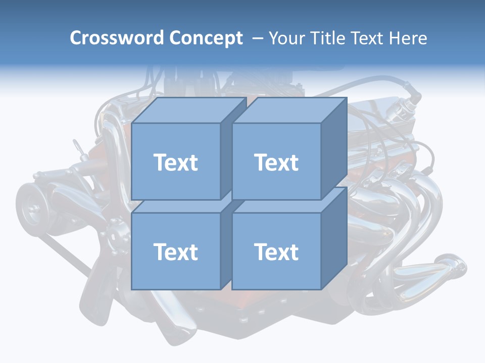 V8 Engine PowerPoint Template