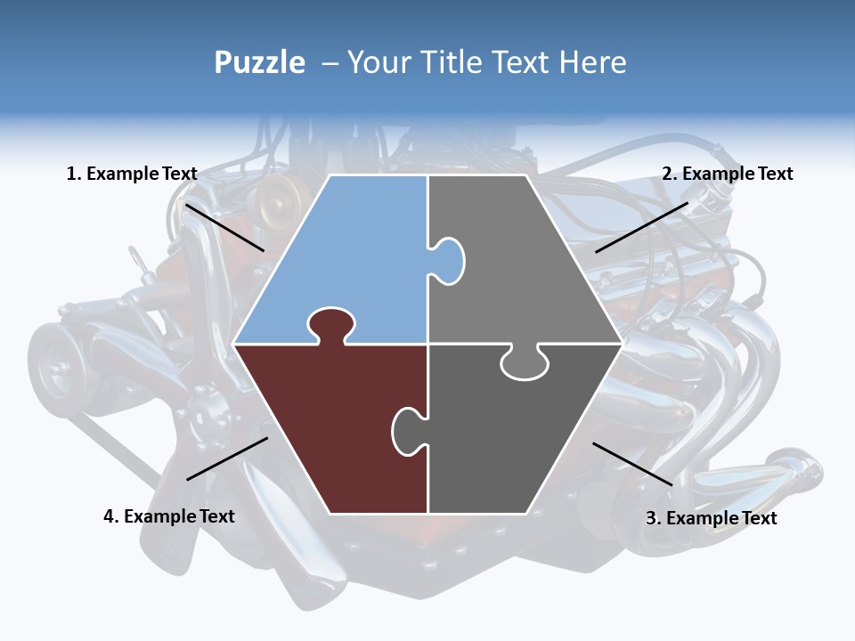V8 Engine PowerPoint Template
