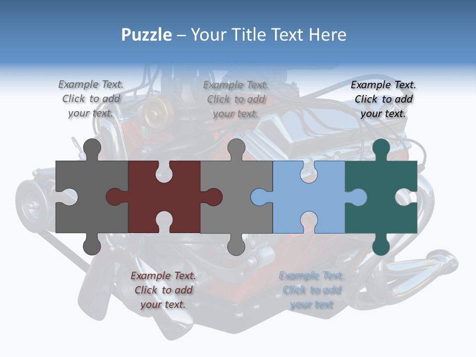 V8 Engine PowerPoint Template