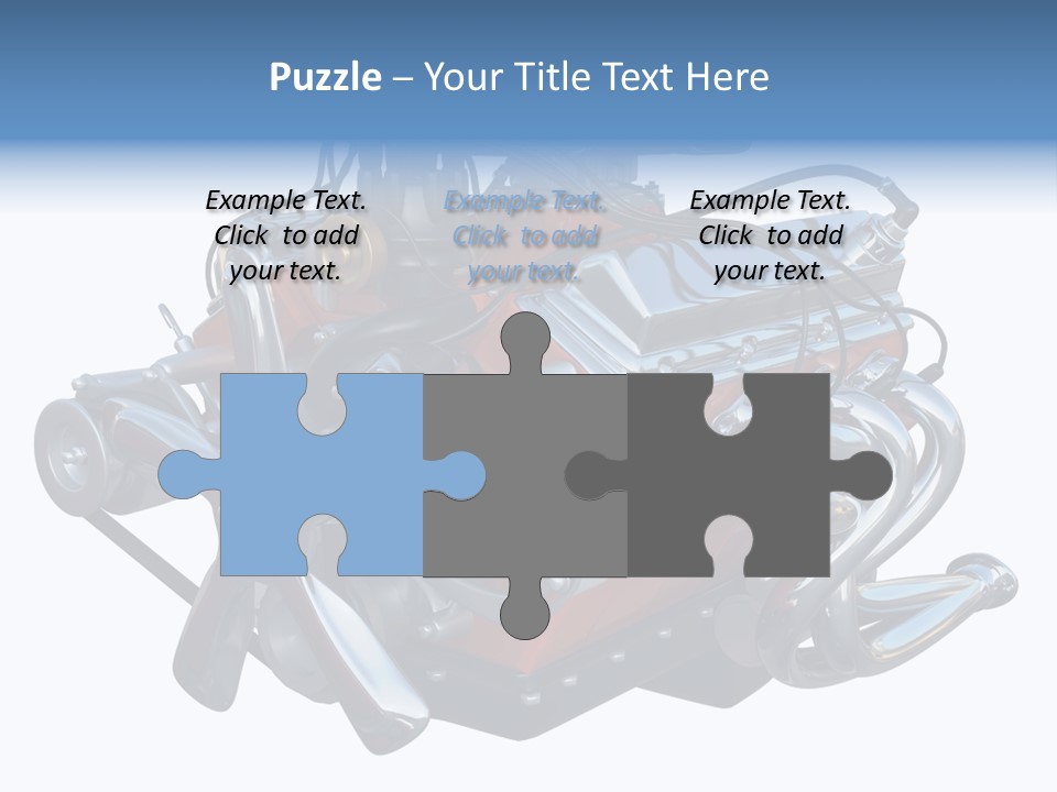 V8 Engine PowerPoint Template