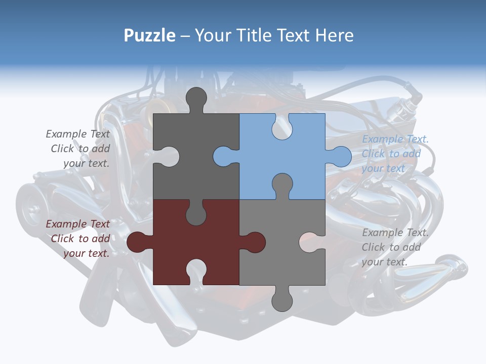 V8 Engine PowerPoint Template