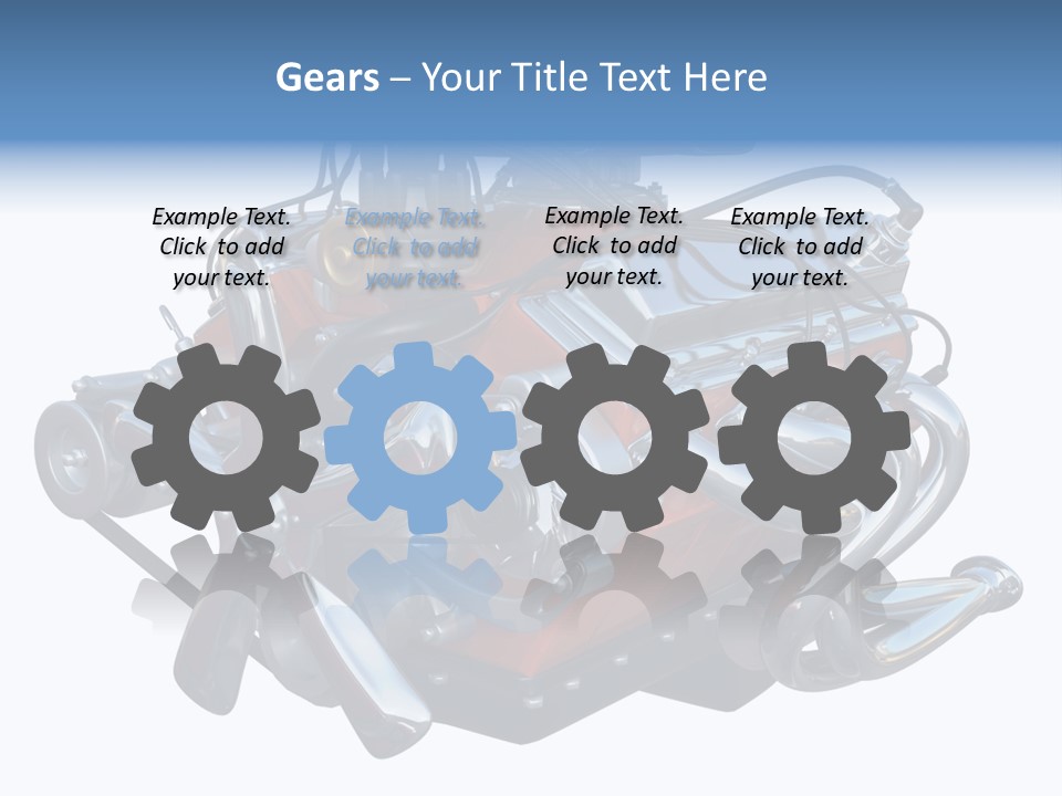 V8 Engine PowerPoint Template