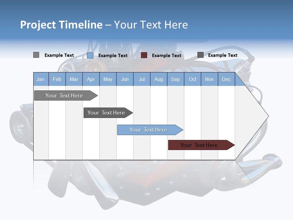 V8 Engine PowerPoint Template