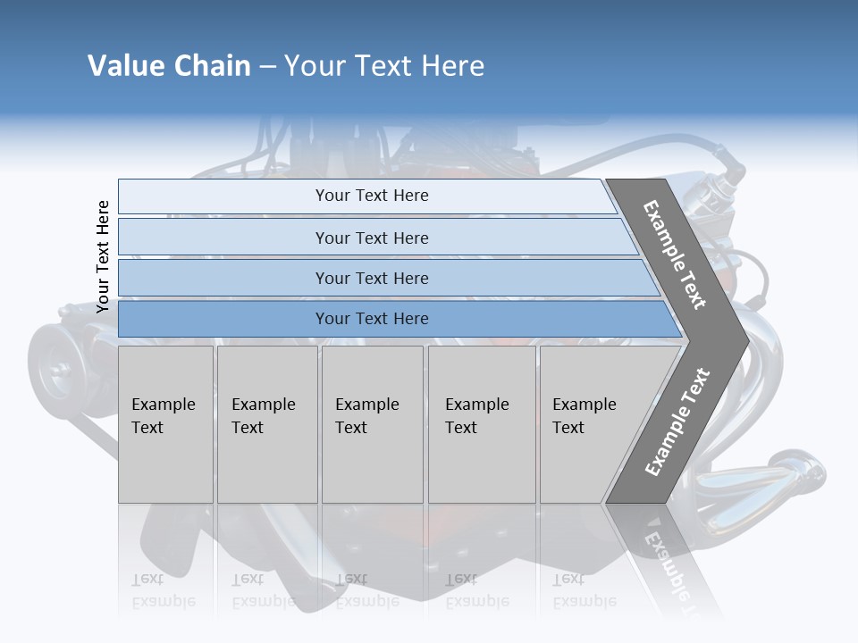 V8 Engine PowerPoint Template