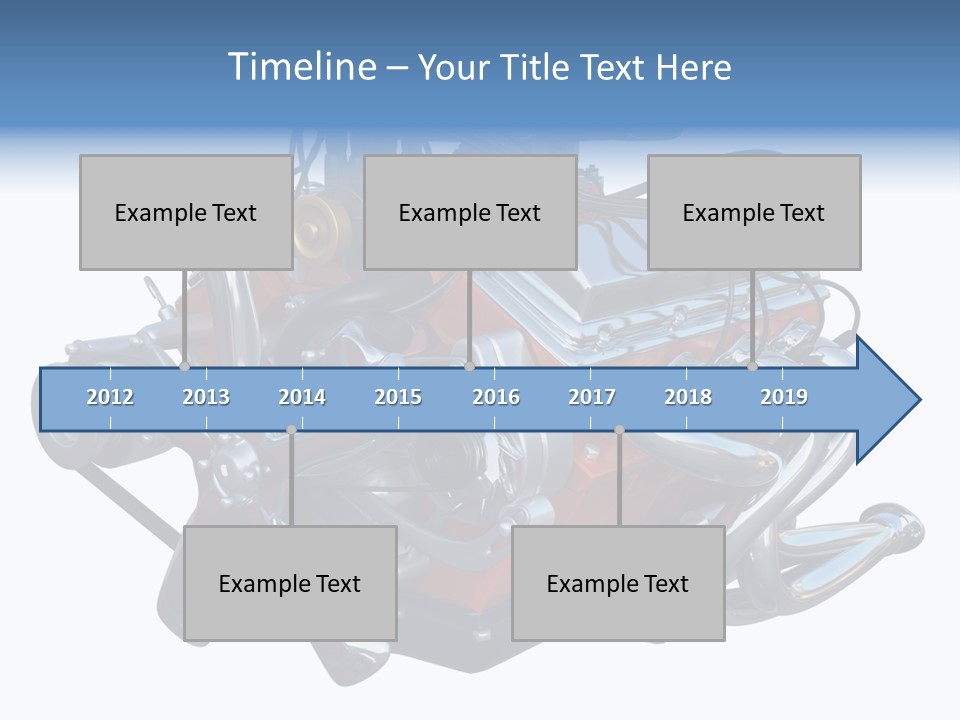 V8 Engine PowerPoint Template