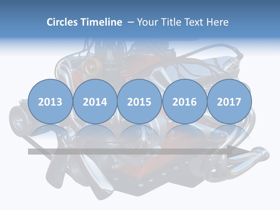 V8 Engine PowerPoint Template