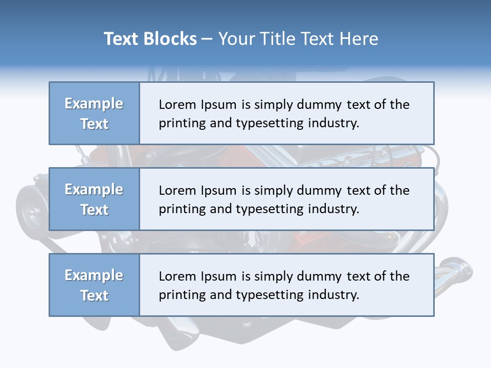 V8 Engine PowerPoint Template